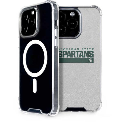 Michigan State University Spartans Marquee iPhone 15 Pro MagSafe Case